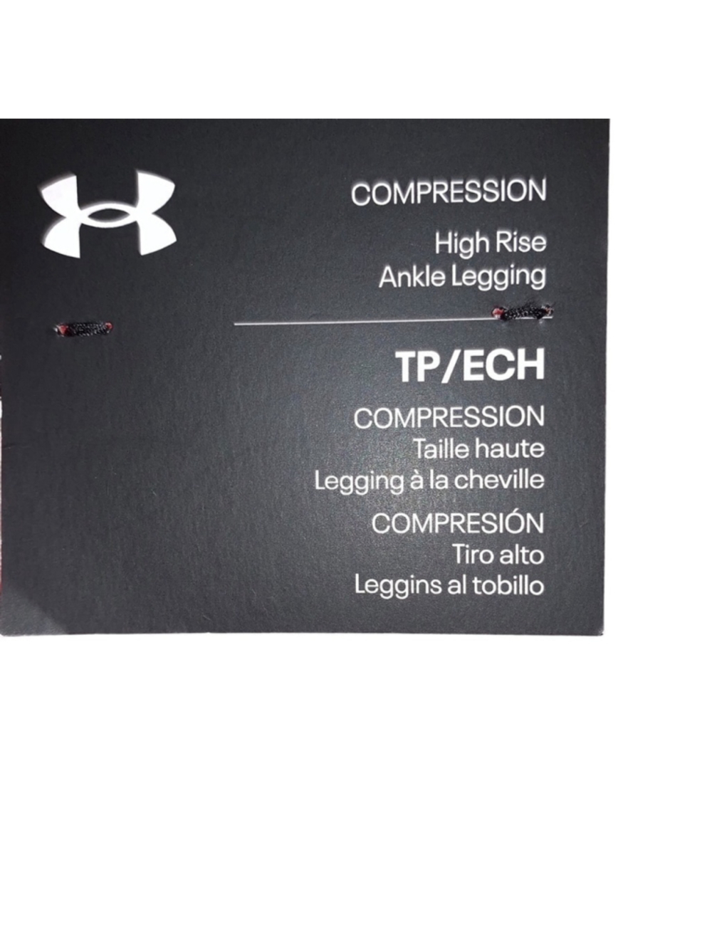 Womems Under Armour 7/8 heat gear tights red size XS - Picture 6 of 7